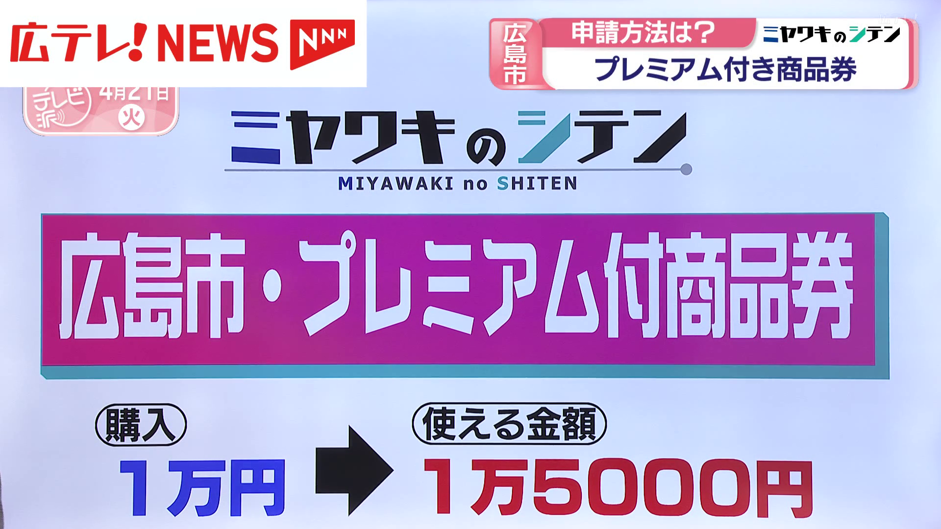 広島市『プレミアム付商品券』の電子申請開始 申請方法は?(広島 広島市『プレミアム付商品券』の電子申請開始 申請方法は?(広島