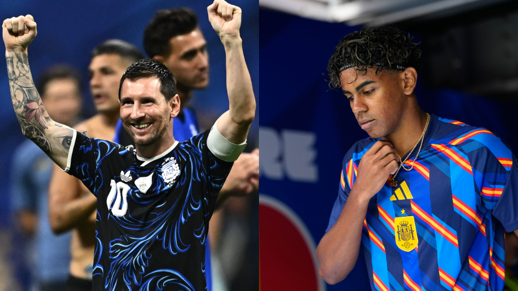 魔法の写真」 メッシが沐浴させた赤ちゃんはスペイン代表のヤマル選手