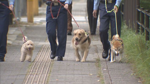 “ワンちゃん”が犯罪防止呼びかけ！？　３頭が「犯罪抑止対策犬」に就任　三重県警