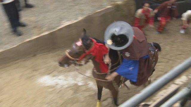 伝統の「上げ馬神事」　坂を緩やかになど“対策”も　三重・桑名市 多度大社 
