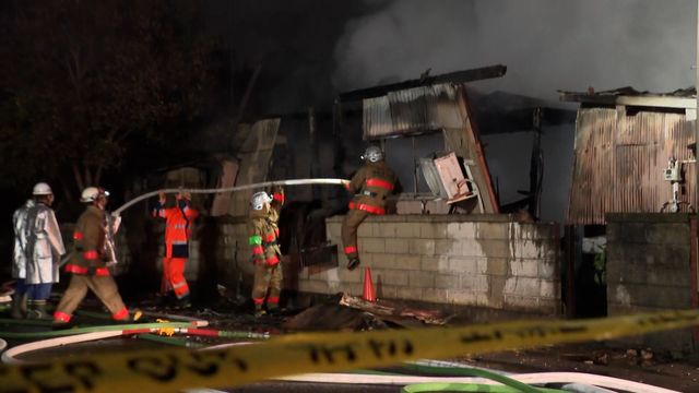 羽島市の住宅で火事 木造2階建ての住宅1棟などが焼ける 逃げ遅れ・けが人はいないとみられる