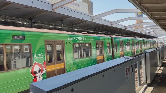 アジア・アジアパラ競技大会をPR　地下鉄東山線にラッピング車両が登場　名古屋市