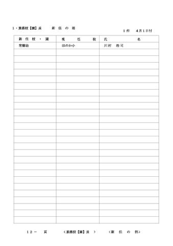 2026年度 名古屋市教職員の人事異動一覧情報【校長・園長等】