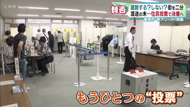 “新アリーナ”建設で住民投票　混迷の末…住民投票で決着へ　「建設する？」「しない？」が街を二分　愛知・豊橋市