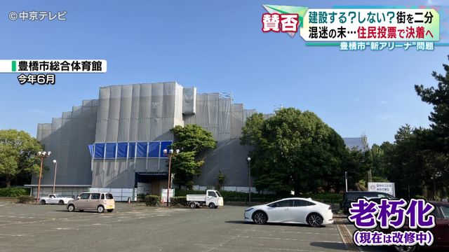 “新アリーナ”建設で住民投票 混迷の末…住民投票で決着へ 「建設する?」「しない?」が街を二分 愛知・豊橋市