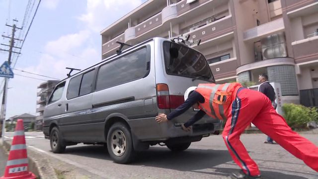 “酷暑日”車のトラブル増加　全員汗だく…故障車に対応　JAF岐阜支部に密着
