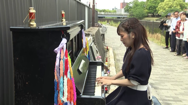 “傷だらけのピアノ”が名古屋へ 音色に込める平和の思い、約8000人犠牲の名古屋空襲