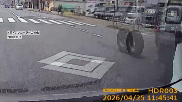 実は4・5月に発生しやすい“走行中のタイヤの脱落”　岐阜市や四日市市で発生　歩行者にけがも　