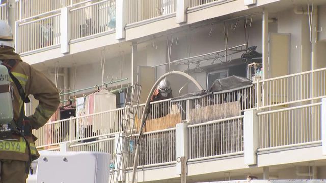 県営住宅の一室で火事　部屋の住人の少女（17）がやけど　名古屋・緑区