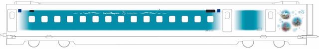 ディズニー仕様の新幹線「Sparkling Dreams Shinkansen」運行決定　東京ディズニーシー25周年記念の特別塗装　6月19日から約9か月間