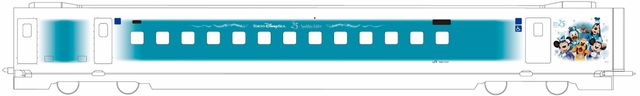 ディズニー仕様の新幹線「Sparkling Dreams Shinkansen」運行決定　東京ディズニーシー25周年記念の特別塗装　6月19日から約9か月間