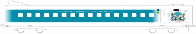 ディズニー仕様の新幹線「Sparkling Dreams Shinkansen」運行決定　東京ディズニーシー25周年記念の特別塗装　6月19日から約9か月間