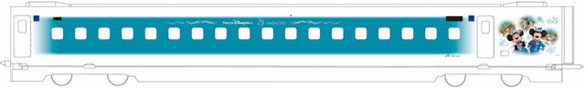 ディズニー仕様の新幹線「Sparkling Dreams Shinkansen」運行決定　東京ディズニーシー25周年記念の特別塗装　6月19日から約9か月間