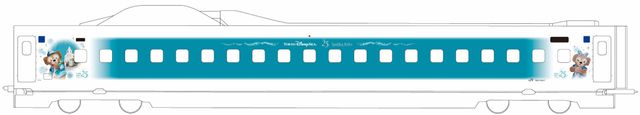 ディズニー仕様の新幹線「Sparkling Dreams Shinkansen」運行決定　東京ディズニーシー25周年記念の特別塗装　6月19日から約9か月間