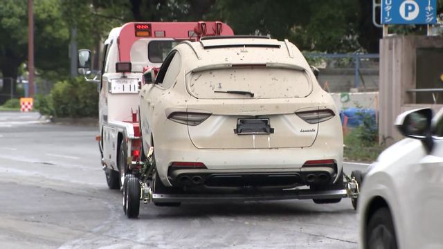 水没の地下駐車場　水につかった車の搬出作業終わる　駐車場の運営会社が発表