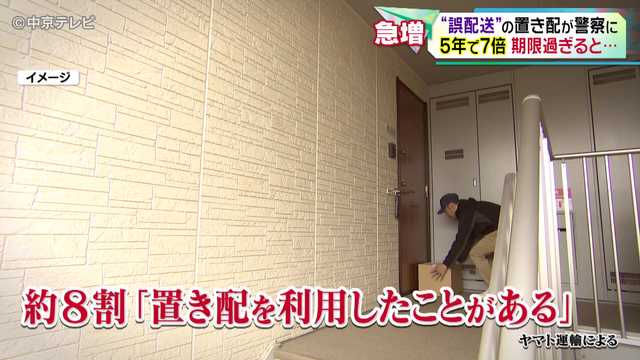 “誤配送”の置き配が警察に!? 利用が増加する「置き配」…持ち込まれるケースが5年で7倍に急増 期限過ぎるとどうなる?