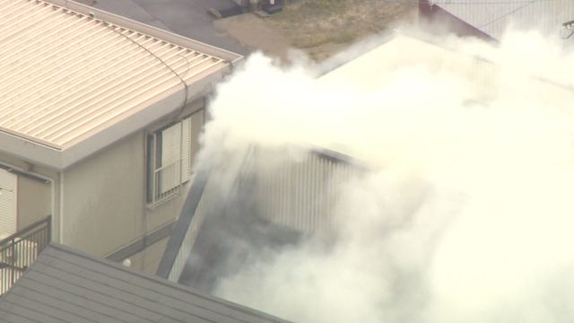 男性１人が死亡　西尾市の住宅で火災　消火活動続く （９月２９日 午前１１時３０分現在）