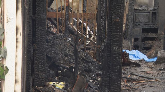 住宅が全焼の火事 焼け跡から1人の遺体見つかる 愛知・愛西市