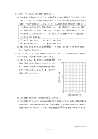 【2026年度・三重県立高校入試】後期選抜学力検査　問題・解答【理科】