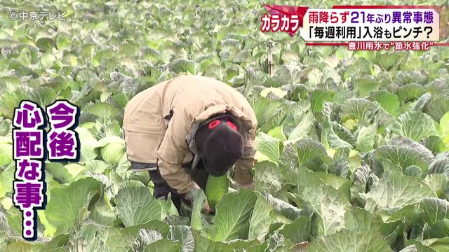 雨降らず２１年ぶりの異常事態　愛知県“節水強化”　豊川用水がピンチ　雨が降らない