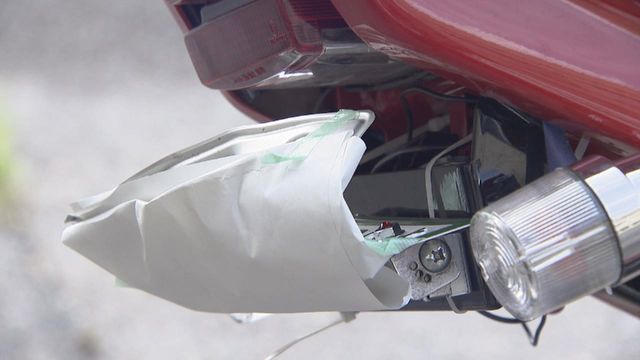 ナンバープレートを曲げ判別できない状態でバイク運転か　名古屋・守山区の１８歳を逮捕