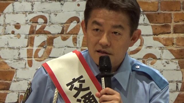 七夕に願いを込めて交通安全を呼びかける　愛知・小牧市出身の井戸田潤さん