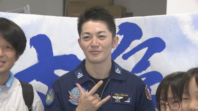 アジア大会で展示飛行へ　ブルーインパルスのパイロット「選手に負けない熱いパフォーマンス目指す」