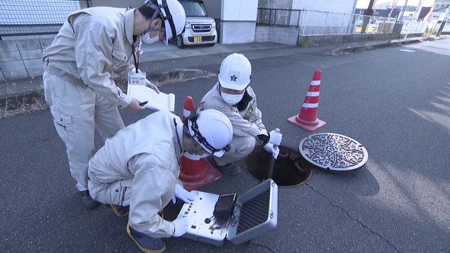 「怪しい音が…」愛知県でも下水道の緊急点検、取材中に“へこみ”を発見「空洞ができている可能性がある」愛知・一宮市