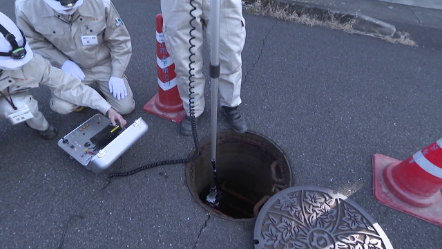 「怪しい音が…」愛知県でも下水道の緊急点検、取材中に“へこみ”を発見「空洞ができている可能性がある」愛知・一宮市