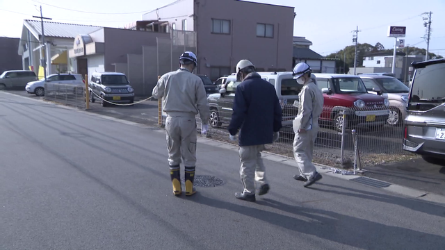 「怪しい音が…」愛知県でも下水道の緊急点検、取材中に“へこみ”を発見「空洞ができている可能性がある」愛知・一宮市