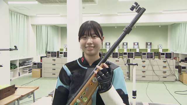 0.5ミリの的を撃ち抜く凄腕スナイパーは女子高校生!? 驚異の集中力と分析力で3年後のロス五輪出場を目指す【ライフル射撃・石田紬葵選手】