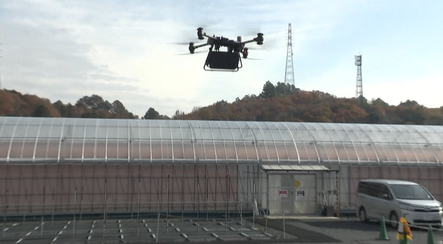 飛んで！高速で！ロボットで！　県境をまたいでイチゴを運ぶ大実験　高騰する輸送費の課題解決を目指して