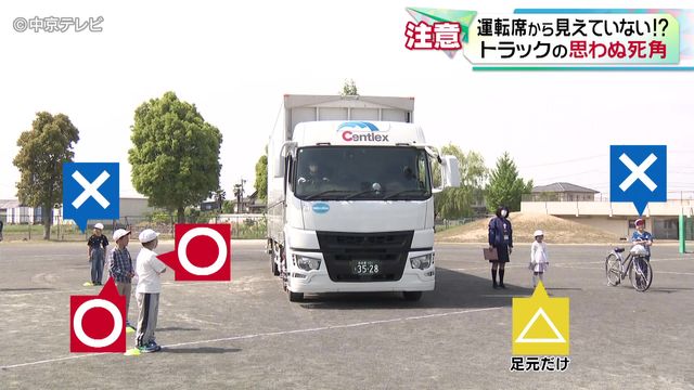 トラックの思わぬ死角 運転席からは見えていない!? 危険を子どもたちに知ってもらうための授業 愛知・弥富市