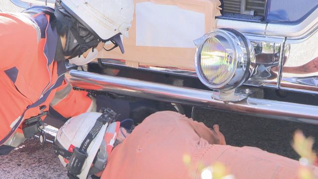 大型トレーラーにはねられ男性重体　「けがをさせたことに間違いありません」　名古屋・熱田区