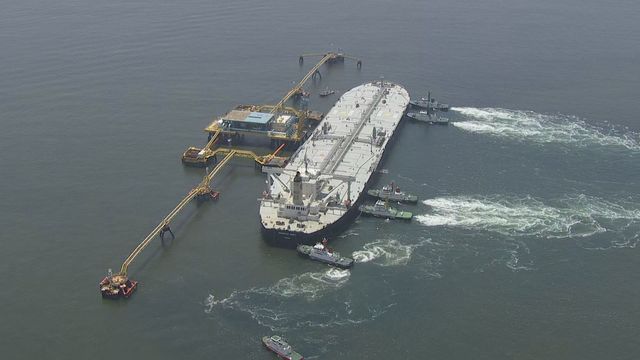 ホルムズ海峡を通過の｢IDEMITSU MARU｣　名古屋港の受け入れ施設に到着　米のイラン攻撃以降ホルムズ海峡通過の原油タンカーの到着は初　