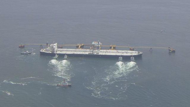 ホルムズ海峡を通過の｢IDEMITSU MARU｣　名古屋港の受け入れ施設に到着　米のイラン攻撃以降ホルムズ海峡通過の原油タンカーの到着は初　