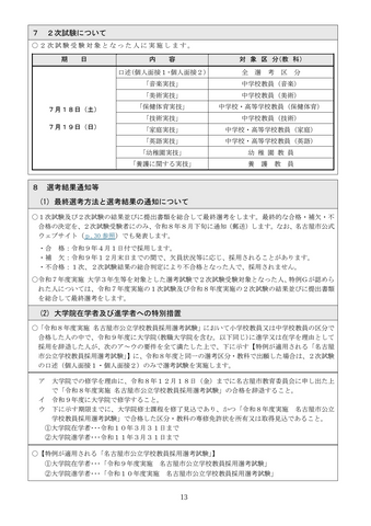 【名古屋市】教員採用試験の申込受付を開始 採用予定人員は約480人 特例拡充や申込期間延長で志願者確保へ