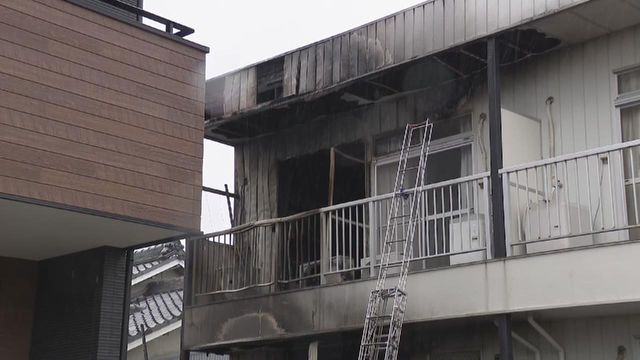 アパートで火事 焼け跡から年齢性別不明1人の遺体 高齢の住人女性か 愛知・豊橋市