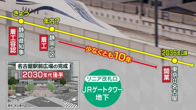 リニア開業は2036年以降か　“10年で11兆円に膨れ上がった総工費”　計画再始動で“名古屋” “岐阜・中津川”はどう変わる？　駅周辺は開業後の未来に“期待”高まる