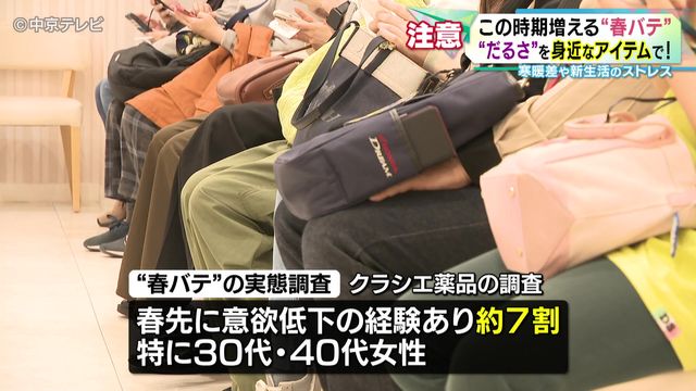この時期増える“春バテ”　“だるさ”を身近なアイテムで！ 寒暖差や新生活のストレス