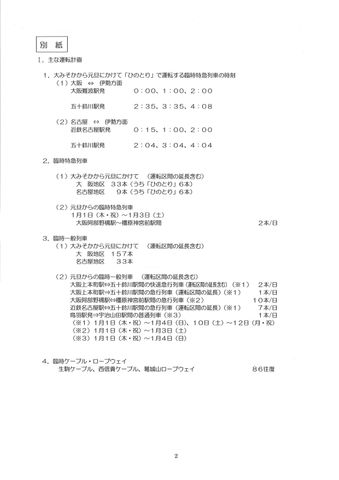 近鉄「ひのとり」今年も大みそかに終夜運転 年始は急行列車も区間延長して運行 伊勢方面への初詣