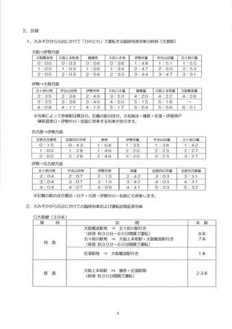 近鉄「ひのとり」今年も大みそかに終夜運転 年始は急行列車も区間延長して運行 伊勢方面への初詣