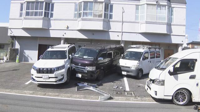 【速報】市バスとワンボックスカーの事故 乗客ら9人けが 名古屋・緑区
