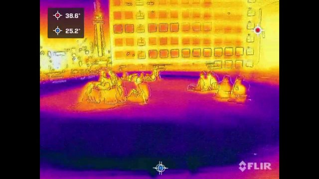 最低気温29.1℃　観測史上最も高い最低気温に　サーモカメラは“真っ赤な街” 　日没後も暑い名古屋