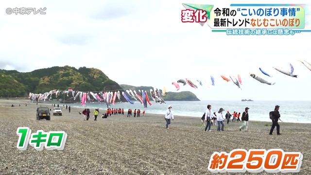 令和の“こいのぼり事情”　伝統守りながら新スタイルへ　伝統技術の継承には懸念も…