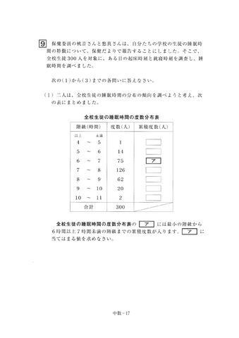 【2026年度・全国学力テスト】中学校・数学の問題＆解答を公開