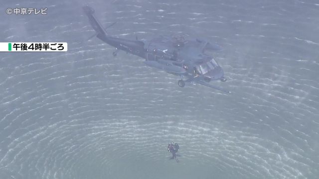 航空自衛隊の練習機Ｔー４が池に墜落　２人が搭乗　救助活動続く　愛知・犬山市「入鹿池」（14日午後6時15分放送）