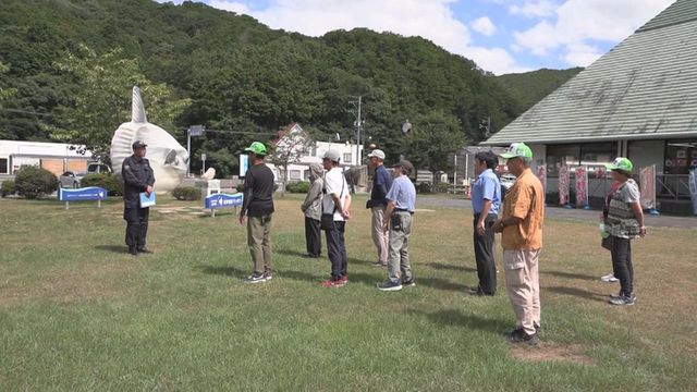 道の駅でテロ対策訓練 SNS投稿で爆発物発見を想定 三重・紀北町