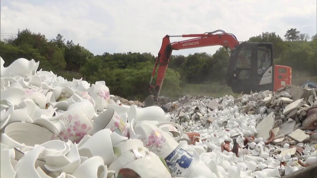 “陶磁器の墓場”に捨てられた食器から新たな食器をつくる“循環”の仕組み　1300年の歴史を誇る岐阜の伝統工芸「美濃焼」　リサイクル原料50％配合の“地球に優しい食器”に進化